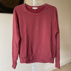 Crossly made in Italy 100% cotton beautiful dusty rose jersey sweatshirt